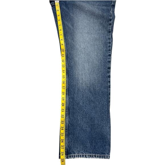 Zara Women Denim Straight Leg High Rise Jeans Medium Wash US 10 - Picture 13 of 13